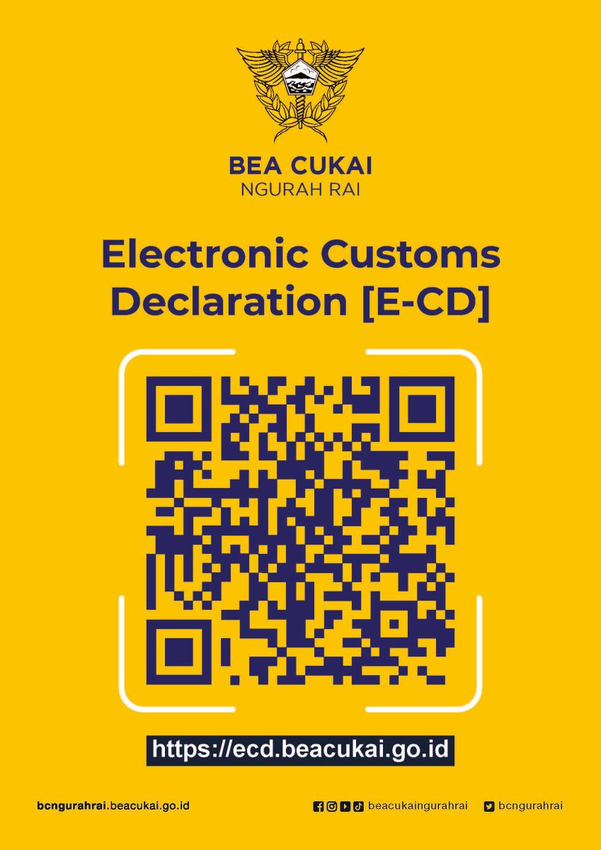 eCD Customs Declaration Form Back To Bali